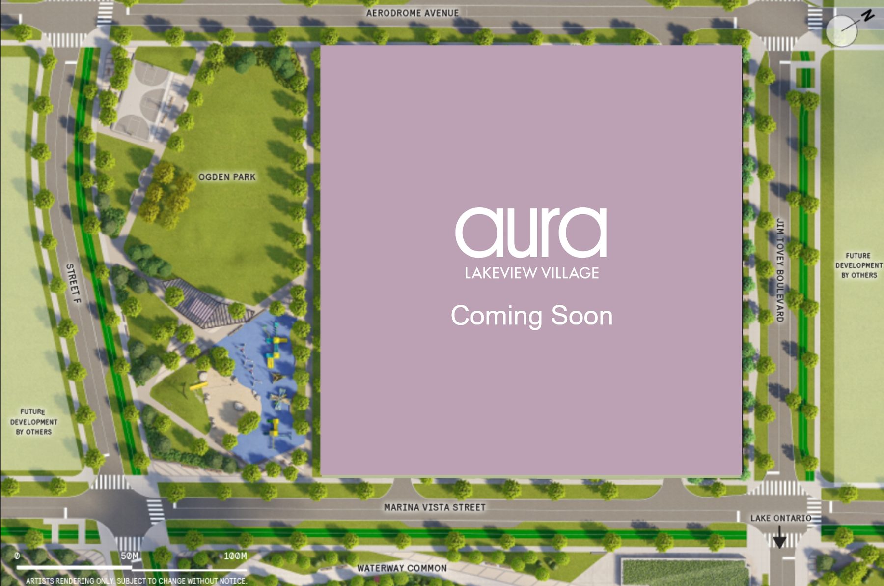 Aura Lakeview Village siteplan — coming soon